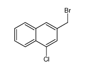 3-(溴甲基)-1-氯萘结构式
