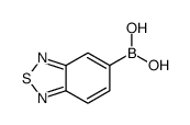 苯并[c][1,2,5]噻二唑-5-基硼酸结构式