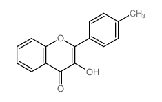 3-hydroxy-2-(4-methylphenyl)chromen-4-one Structure