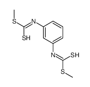 methyl N-[3-(methylsulfanylcarbothioylamino)phenyl]carbamodithioate结构式