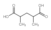 2,4-dimethylglutaric acid Structure