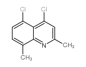 4,5-dichloro-2,8-dimethylquinoline Structure