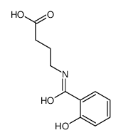 4-[(2-hydroxybenzoyl)amino]butanoic acid结构式