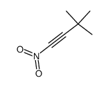 3,3-dimethyl-1-nitro-but-1-yne Structure