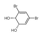 3,5-dibromo-(1S,2S)-3,5-cyclohexadiene-1,2-diol Structure