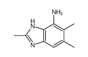 (9ci)-2,5,6-三甲基-1H-苯并咪唑-4-胺结构式