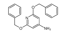 2,6-bis(benzyloxy)pyridin-4-amine结构式