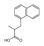 (+/-)-2-methyl-3-[1]naphthyl-propionic acid Structure
