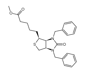 N,N'-dibenzylbiotin methyl ester Structure