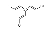Sb(trans-CH=CHCl)3结构式