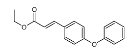 ethyl 3-(4-phenoxyphenyl)prop-2-enoate结构式
