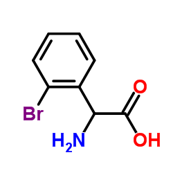 2-氨基-2-(2-溴苯基)乙酸结构式