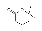 6,6-Dimethyltetrahydro-2H-pyran-2-one结构式