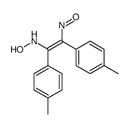 N-[1,2-bis(4-methylphenyl)-2-nitrosoethenyl]hydroxylamine Structure