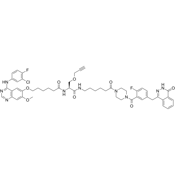 PROTAC PARP/EGFR ligand 1结构式