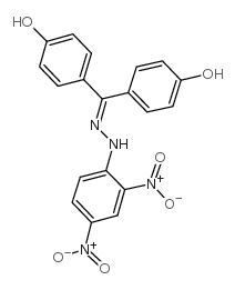 4-[[2-(2,4-dinitrophenyl)hydrazinyl]-(4-hydroxyphenyl)methylidene]cyclohexa-2,5-dien-1-one Structure