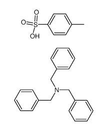 tribenzyl-amine, toluene-4-sulfonate Structure