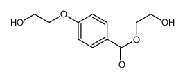 2-hydroxyethyl 4-(2-hydroxyethoxy)benzoate结构式