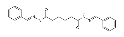 1-N',6-N'-di[benz-(E)-ylidene]hexanedihydrazide Structure