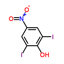 2,6-二碘-4-硝基苯酚结构式