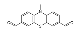 10-甲基-10H-吩噻嗪-3,7-二甲醛结构式