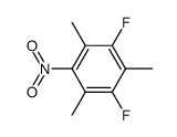 1,3-difluoro-2,4,6-trimethyl-5-nitro-benzene结构式