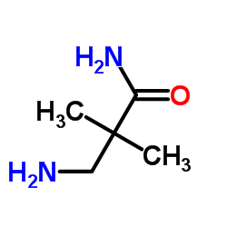 3-Amino-2,2-dimethylpropanamide Structure