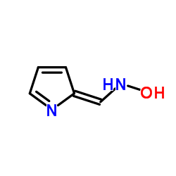 1H-吡咯-2-甲醛肟结构式
