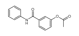 3-acetoxy-benzoic acid anilide结构式