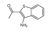 1-(3-氨基苯并[b]噻吩-2-基)-乙酮结构式