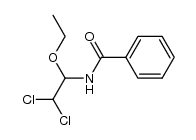 N-(2,2-dichloro-1-ethoxyethyl)benzamide Structure