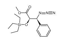 (2R,3S)-methyl 3-azido-3-phenyl-2-((triethylsilyl)oxy)propanoate Structure