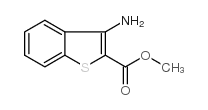 3-氨基苯并[B]噻吩-2-羧酸甲酯结构式