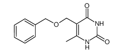 5-(苄氧甲基)-6-甲基尿嘧啶结构式