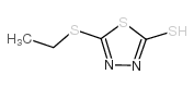 2-乙基硫代-1,3,4-噻二唑-5-硫醇结构式