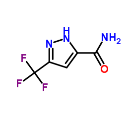3-(Trifluoromethyl)-1H-pyrazole-5-carboxamide Structure