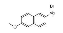 6-甲氧基-2-萘基溴化镁结构式