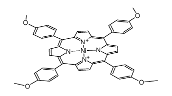 四对甲氧苯基卟啉镍(II)结构式