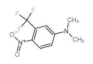 5-二甲氨-2-硝基三氟甲苯结构式