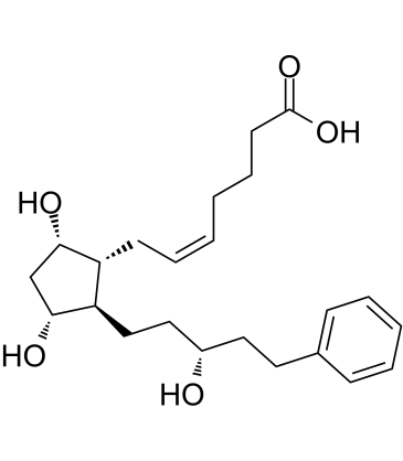 拉坦前列腺素(游离酸)结构式