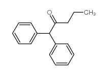 1,1-二苯基-2-戊酮结构式