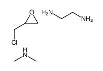 聚(二甲基胺-co-环氯醇-co-乙烯二胺)结构式