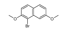 1-bromo-2,7-dimethoxynaphthalene结构式