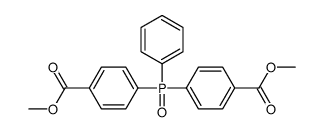 methyl 4-[(4-methoxycarbonylphenyl)-phenylphosphoryl]benzoate结构式