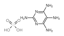2,4,5,6-Tetraaminopyrimidine sulfate Structure