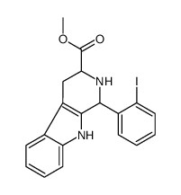 methyl 1-(2-iodophenyl)-2,3,4,9-tetrahydro-1H-pyrido[3,4-b]indole-3-carboxylate Structure