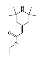 ethyl (2,2,6,6-tetramethyl-4-piperidylidene)acetate Structure