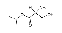 (-)-serine isopropyl ester Structure
