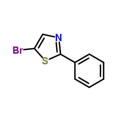5-Bromo-2-phenylthiazole Structure