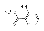 鄰胺苯甲酸鈉结构式